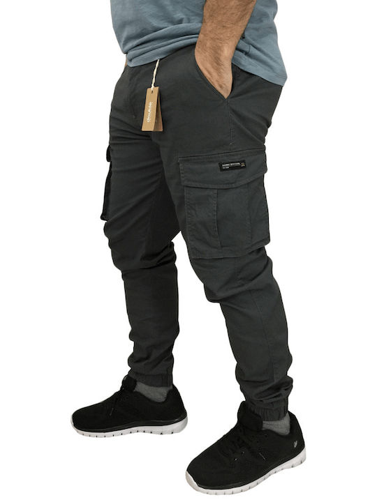 Double Herrenhose Cargo Gray