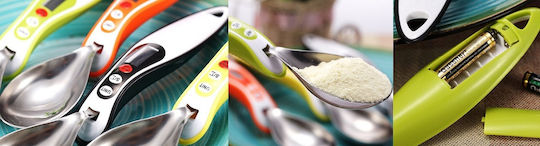 Measuring Spoon Scale Ψηφιακή Ζυγαριά Κουζίνας Κουτάλι έως 0.3kg Πολύχρωμη