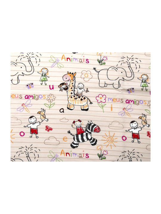 Dimcol Africa Kids Cotton Pillowcase 50x70cm 145 Beige 1925853110214580