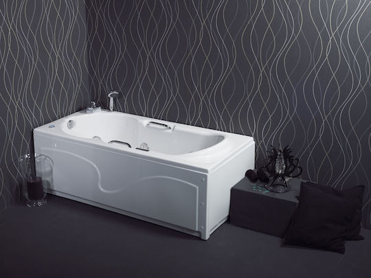 Sanitec Victoria Μπανιέρα Ακρυλική 160x80x60cm