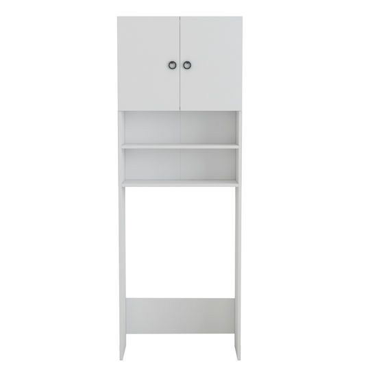 HomeMarkt Terry Bathroom Cabinet Laundry L64xW27xH180cm White