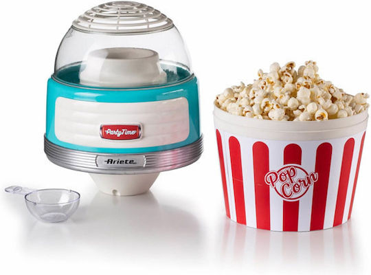 Ariete Pop Corn XL Party TIme Blue Popcorn Maker Hot Air 1100W