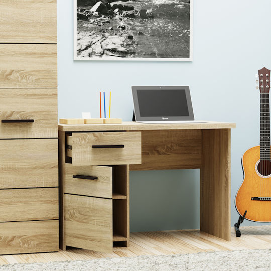 Schreibtisch Solo Holz Beige 110x60x76cm