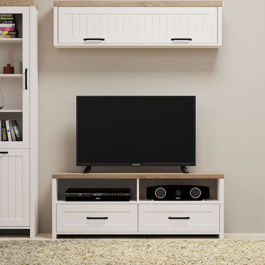 Телевизионно Мебел Verne Sonoma Д137.9xДл45xВ52.1см