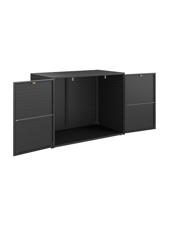 Zweiflügeliger Schrank Kunststoff 100x55.5x80cm