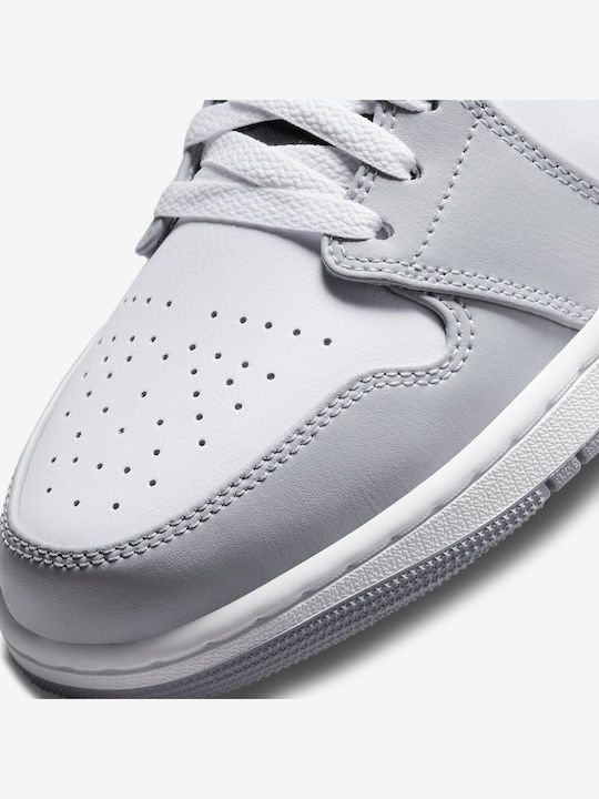 Air  1 Mid Herren Stiefel Light Smoke Grey / White / Anthracite