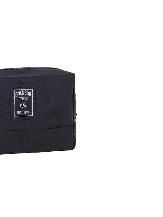 Herren Necessaire BE0016 in Schwarz Farbe 21cm