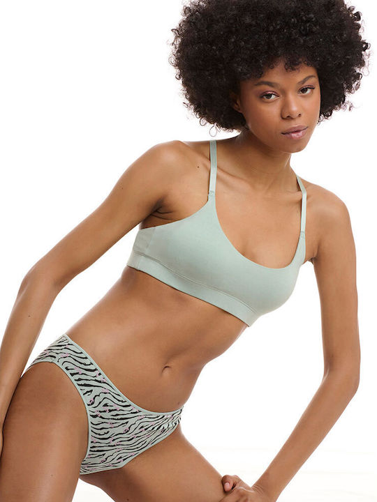 Bamboo Women's Slip 2Pack Black/Mint
