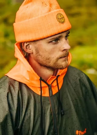 Windy Knitted Beanie Cap Orange