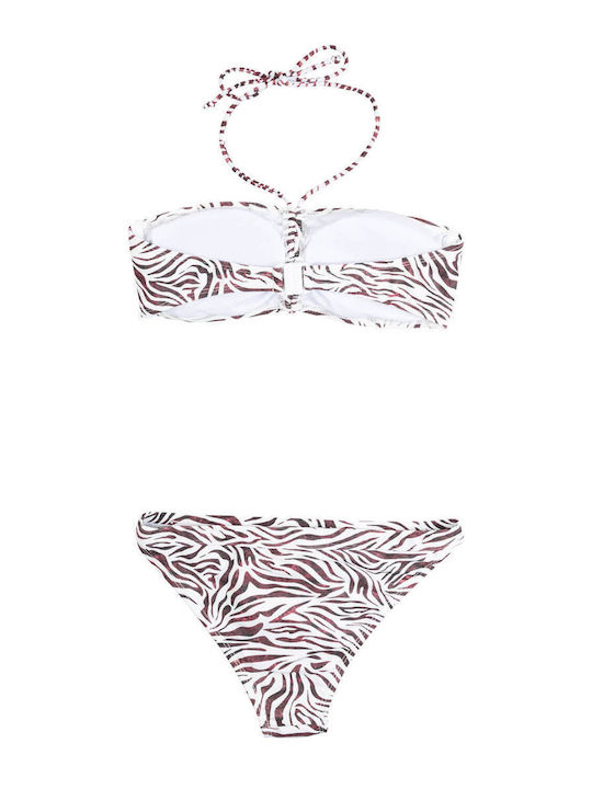 Losan Set Bikini Animal Print Μπουστάκι