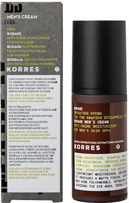 Korres Moisturizing Day Cream for Men Suitable for All Skin Types 6SPF 50ml