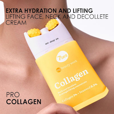 7DAYS Collagen fără culoare Fermizantă Cremă Pentru Gât cu Colagen 80ml