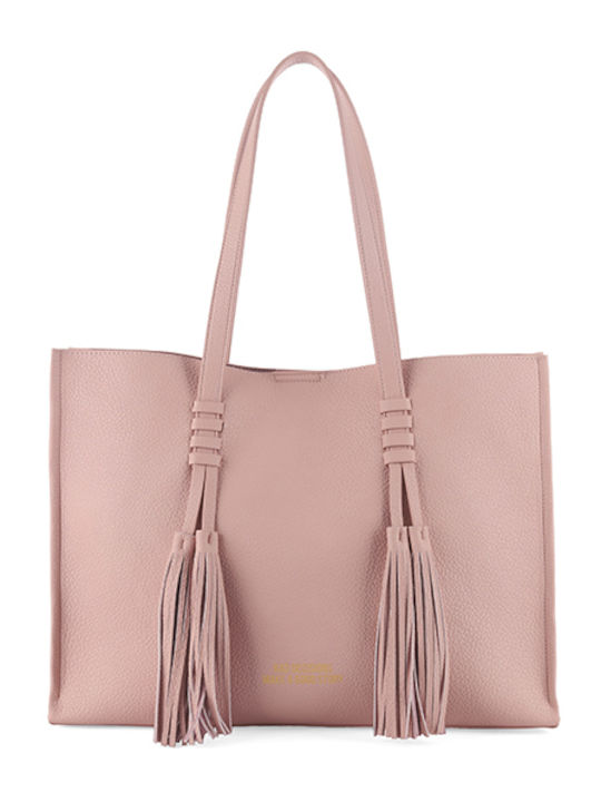 Le Pandorine Virginia Story Damen Tasche Shopper Schulter Rosa