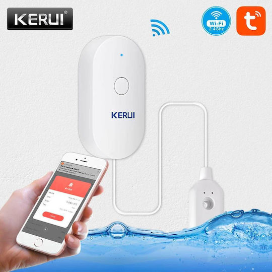 Kerui Wireless Battery Flood Detector Wi-Fi With Cable