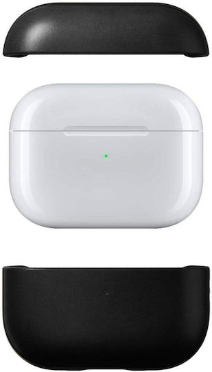 Nomad Modern Leather Husă în culoarea Negru pentru Apple AirPods Pro 2