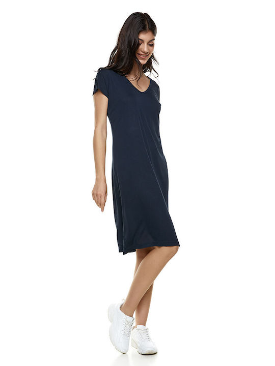 Bodymove Summer Mini Dress Blue