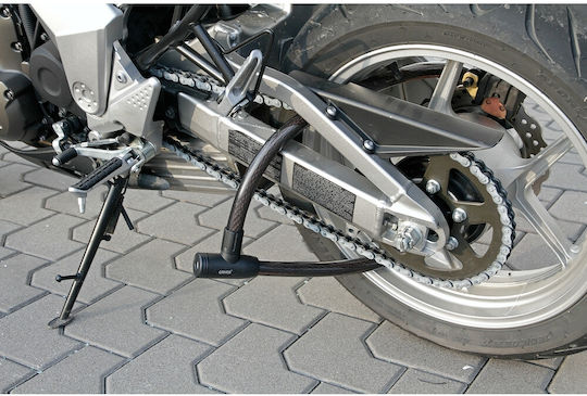 Moto Discovery 120cm Motorcycle Chain Lock Motorcycle Chain Lock in Black