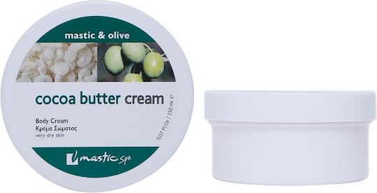 Mastic Spa Cocoa Butter Cream Mastic & Olive Oil Ενυδατικό Butter Σώματος για Ξηρές/Πολύ Ξηρές Επιδερμίδες 150ml
