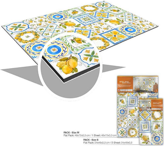 3D Πάνελ Τοίχου Αυτοκόλλητο Red Azulejos Πολύχρωμο 3D Πάνελ Τοίχου Αυτοκόλλητο Red Azulejos Πολύχρωμο