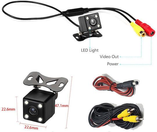 Waterproof Car Reverse Camera with Night Vision Universal 100779