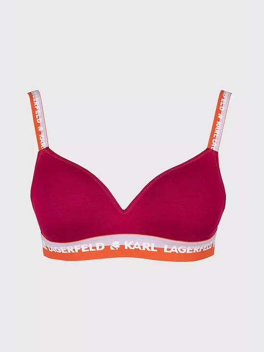 Karl Lagerfeld Women's Bra with Light Padding Fuchsia