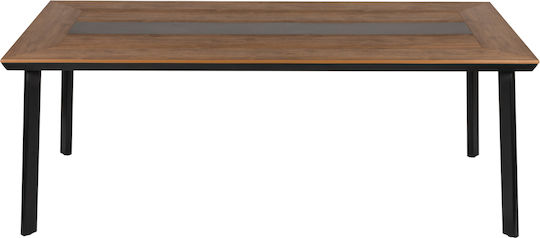 Tisch Stabil Ruacana Grey / Walnut 200x90x73cm