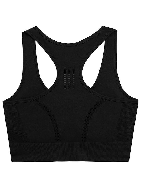 4F Women's Sports Bra Black