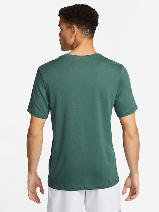 Nike Herren T-Shirt Kurzarm Grün