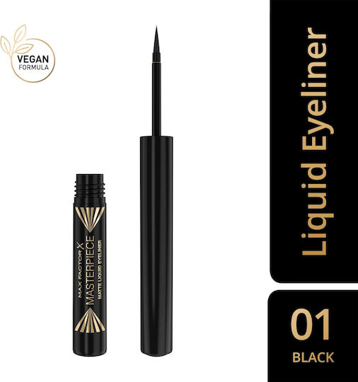 Max Factor Masterpiece Waterproof & Long Stay Liquid Eye Liner 01 Black 1.7ml
