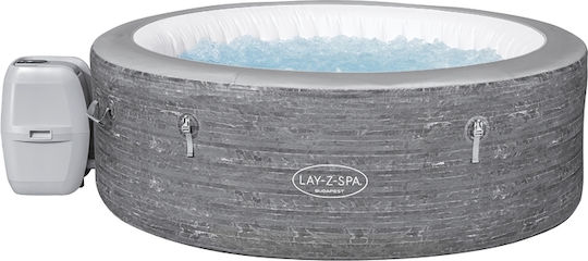 Lay-Z-Spa Round Inflatable Swimming Pool with Hydromassage 196x66cm