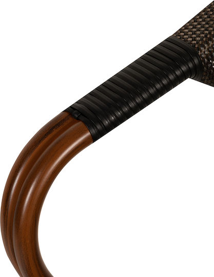 Πολυθρόνα Dalila Καφέ 57x57x82εκ.