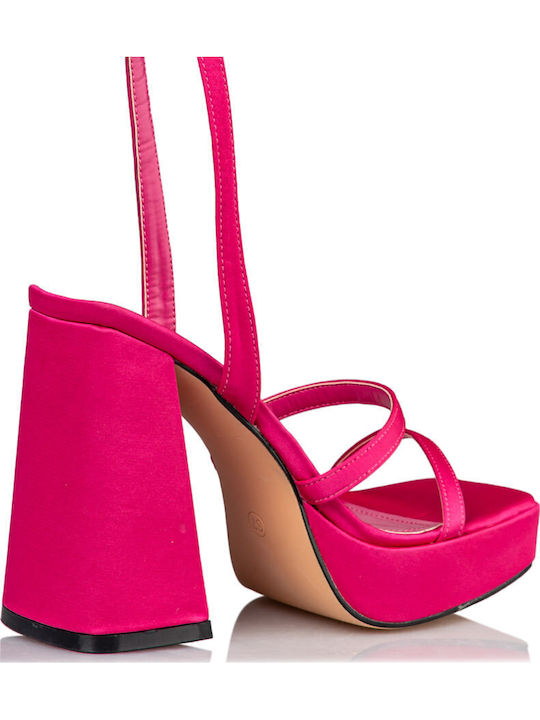 Fabric Sandals Pink