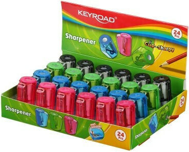 Keyroad Cup-Sharpy Plastic Pencil Sharpener Multicolour (Μiscellaneous Colours)