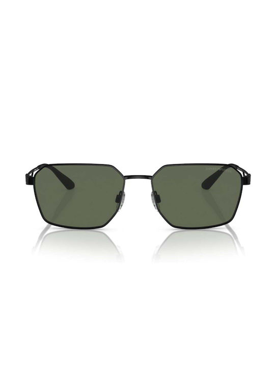 Emporio Armani Men's Sunglasses with Black Metal Frame and Green Lens EA2140 300171