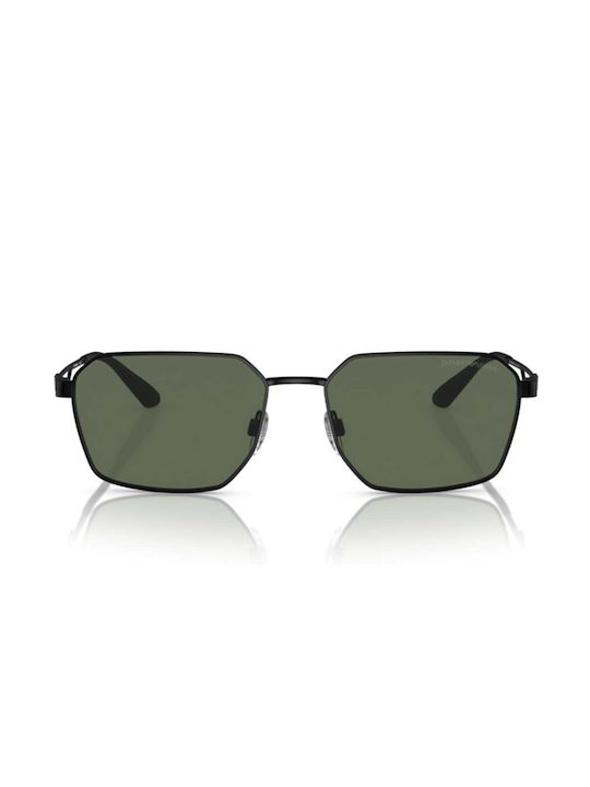 Emporio Armani Bărbați Ochelari de soare cu Negru Din metal Rame și Verde Lentilă EA2140 300171