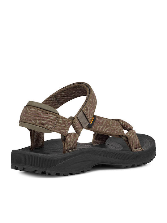 Winsted Women's Flat Sandals Sporty in Brown Color