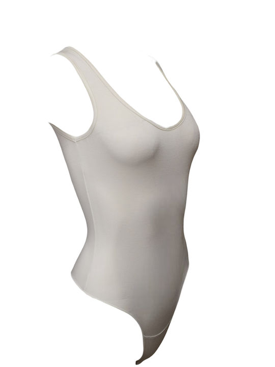 Frauen Bodysuit Damen-Bodysuits Weiß