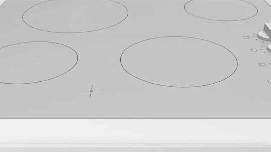 Bosch Serie 2 Keramikkochfeld Autonom 59.2x52.2εκ. Weiß
