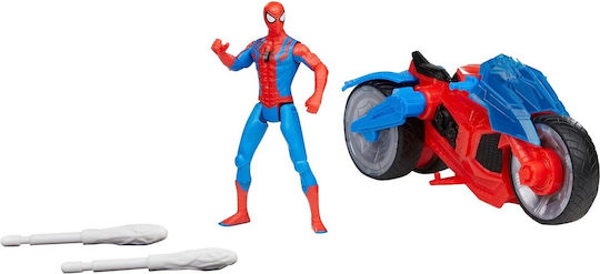 Φigură de acțiune Spider-Man Spider-Man Web Blast Cycle pentru copii de 4+ ani ani 10cm cm