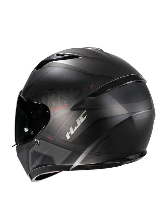 HJC C10 Inka Matt Titanium MC1SF Motorcycle Helmet Full Face ECE 22.06