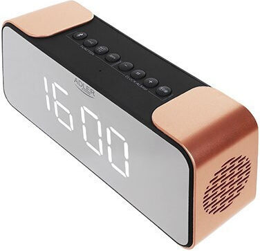 Adler Ceas De Masă Digital Led Cu Ceas Deșteptător Și Radio Negru AD 1190cr