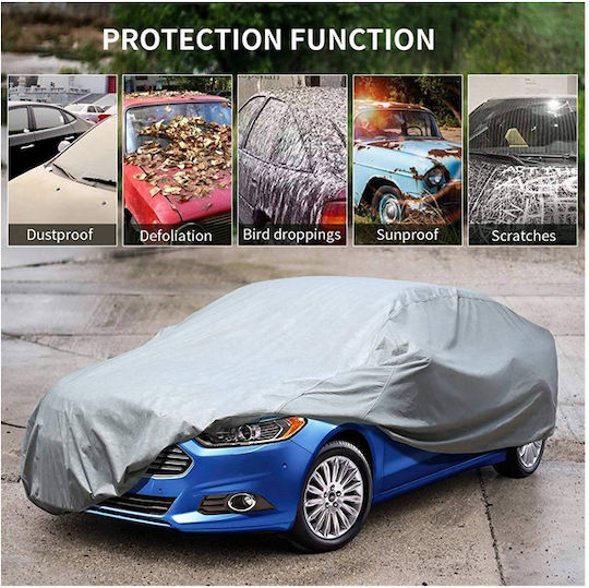 Carsun Car Covers 480x175x120cm Waterproof Large with Straps