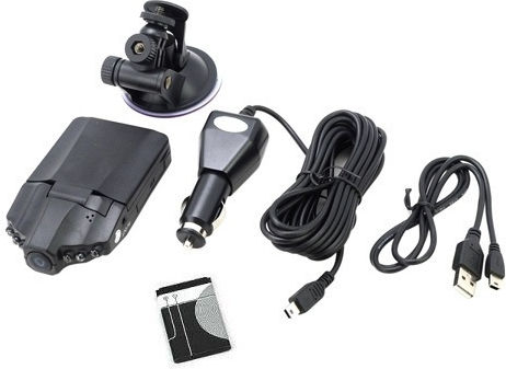 720P Windshield Car DVR, 2.5" Display with Suction Cup DVR