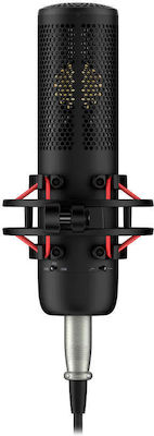 HyperX Condenser XLR Microphone Procast Shock Mounted/Clip On for Studio