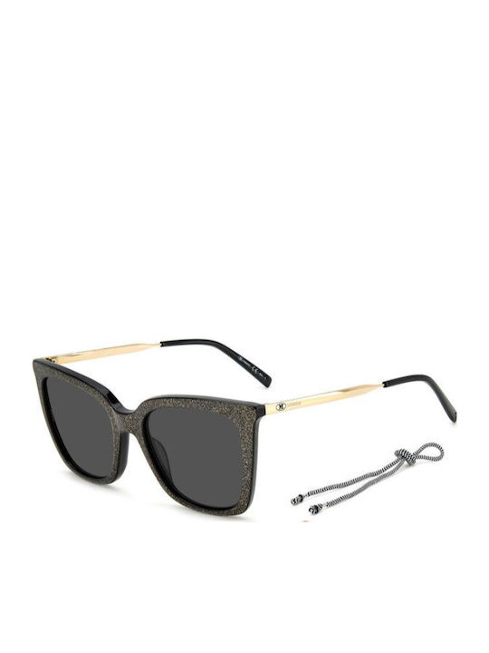 Missoni Women's Sunglasses with Black Metal Frame and Gray Lens MMI 0117/S NS8/IR