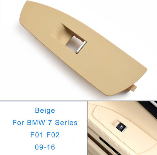 Carner Türschalterrahmen Fensterschalter-Panel für BMW 7 F01 2008-2015 mit Installation Vorne links BMW F01 0029283