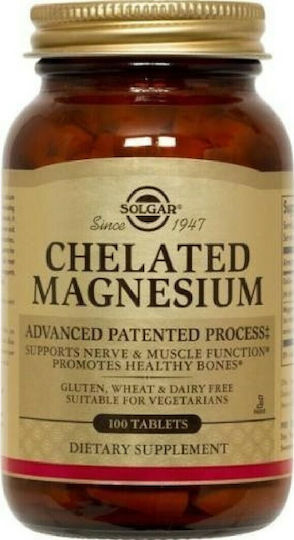 Solgar Chelated Magnesium 100 tabs
