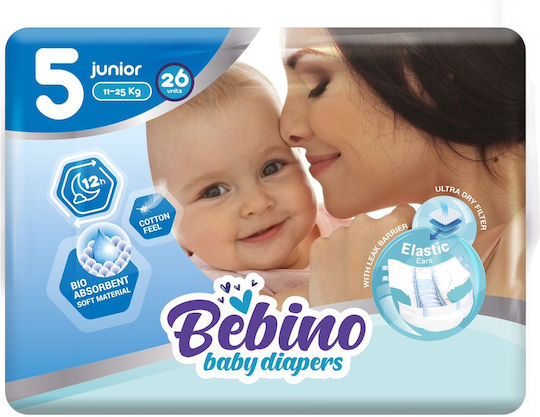 Bebino Tape Diapers No. 5 for 11-25 kgkg 26pcs