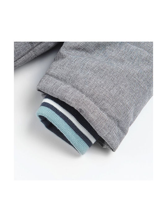 Kids Casual Jacket short Hooded Gray