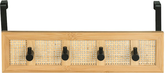 Wenko Κρεμάστρα Πόρτας Allegre 4 Θέσεων Μεταλλική 33x6x14εκ.